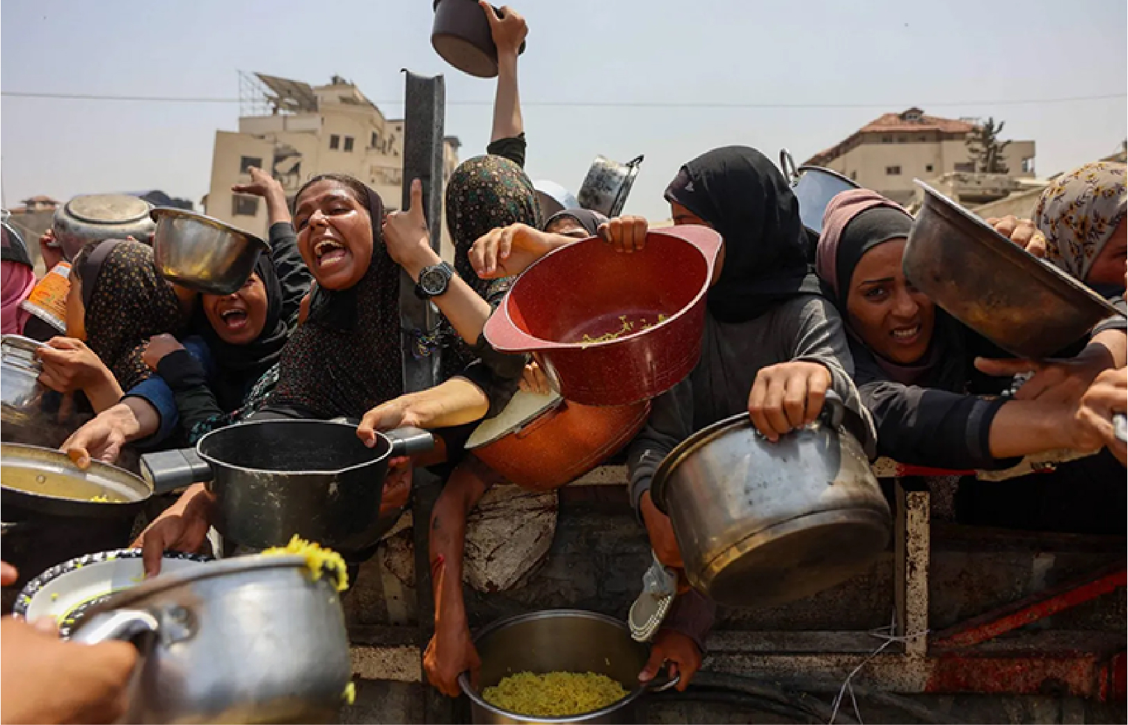 التبرع للطعام في غزة