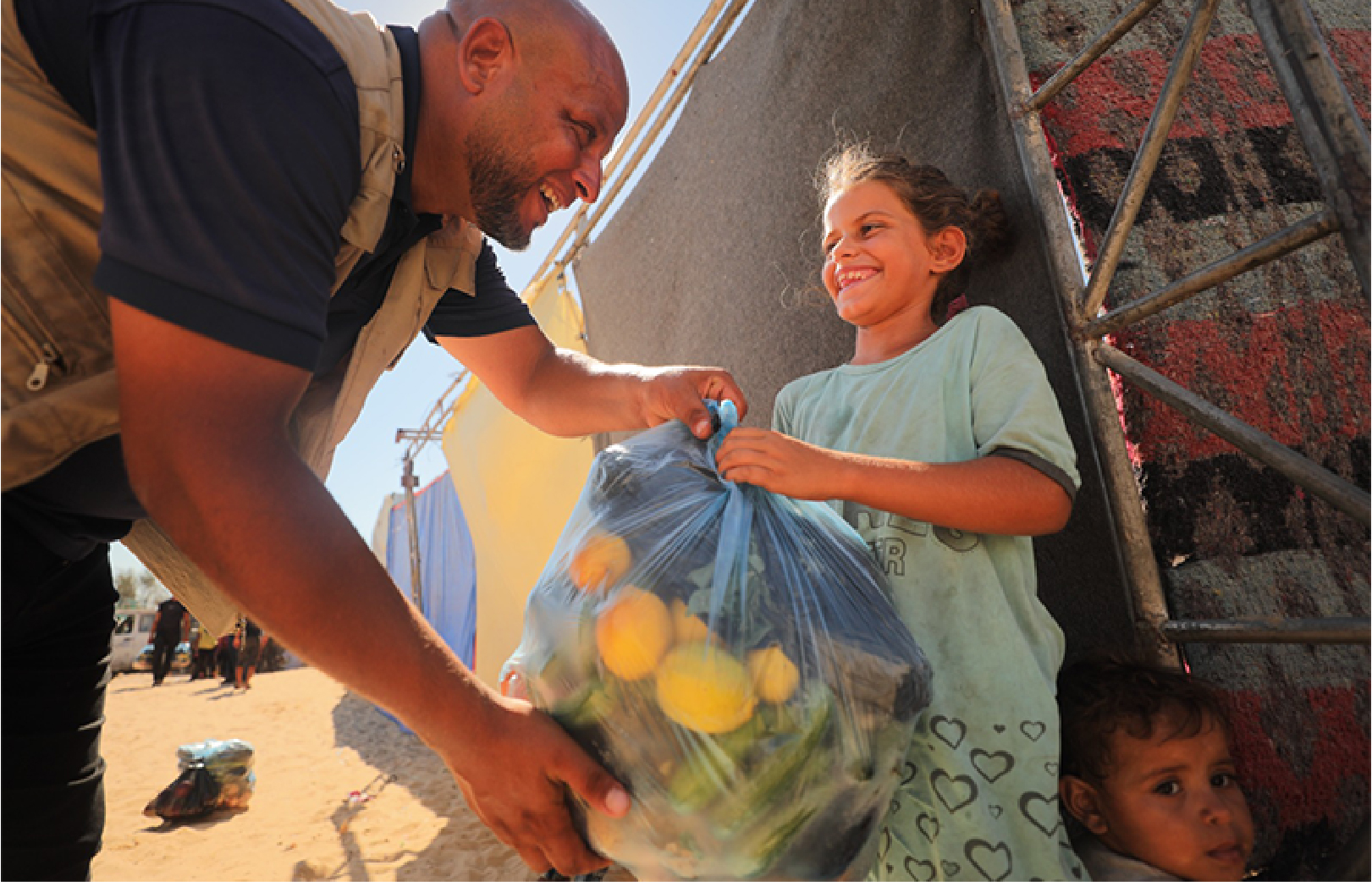 Gıda sepeti için bağış yapın